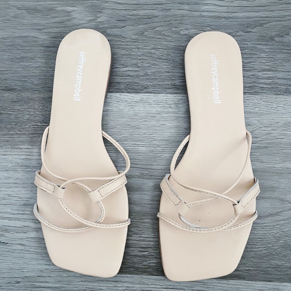 Jeffrey Campbell Shoes - Jeffrey Campbell Tan Strappy Sandals 7/38